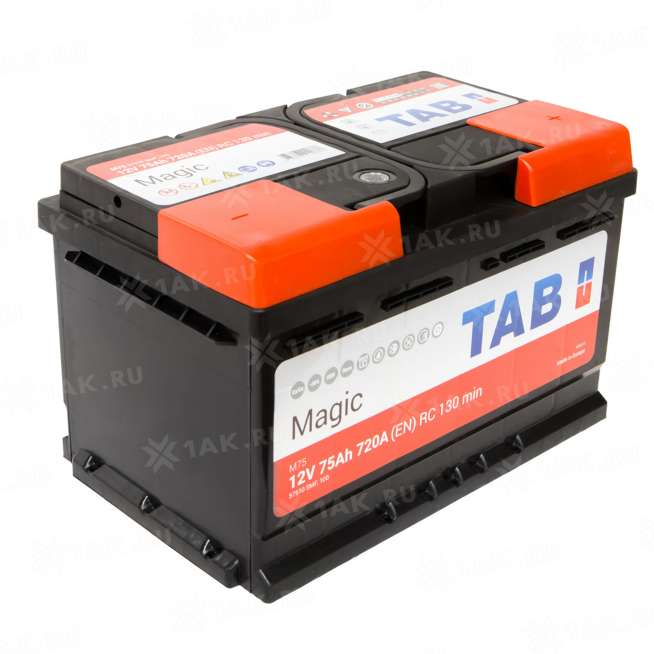 Аккумулятор TAB Magic (75 Ач, 12 V) Обратная, R+ LB3 арт. 0