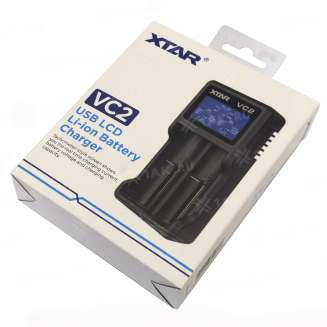 Зарядное устройство XTAR VC2 для аккумуляторных элементов с USB кабелем 0