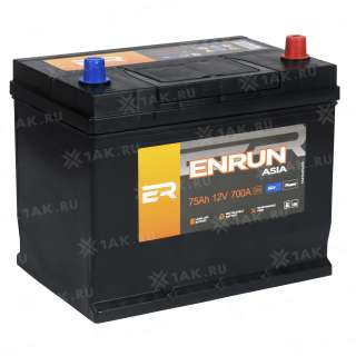 Аккумулятор ENRUN TOP Asia (75 Ah, 12 V) Обратная, R+ D26 арт.EPA750