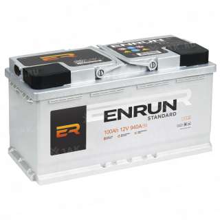 Аккумулятор ENRUN STANDARD (100 Ah, 12 V) Обратная, R+ L5 арт.ES1000