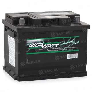 Аккумулятор GIGAWATT (53 Ah, 12 V) R+ LB2 арт.