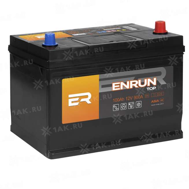 Аккумулятор ENRUN TOP Asia (100 Ah, 12 V) Обратная, R+ D31 арт.EPA1000 0