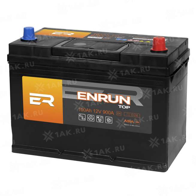 Аккумулятор ENRUN TOP Asia (100 Ah, 12 V) Обратная, R+ D31 арт.EPA1000 2