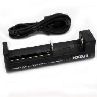 Зарядное устройство XTAR MC1 для аккумуляторных элементов с USB кабелем 4