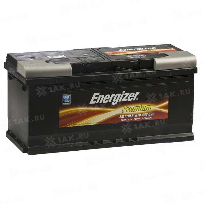 Аккумулятор ENERGIZER (110 Ah, 12 V) Обратная, R+ L6 арт. 0