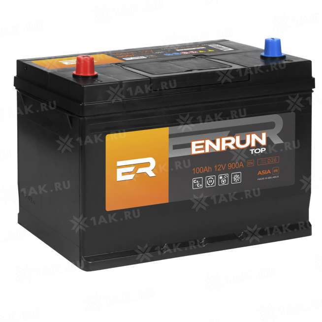 Аккумулятор ENRUN TOP Asia (100 Ah, 12 V) Прямая, L+ D31 арт.EPA1001 2