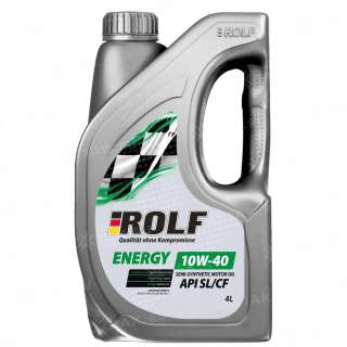 Масло моторное Rolf Energy SAE 10W40 API SL/CF (полусинт.) 4 л