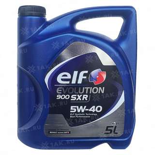 масло моторное ELF EVOLUTION 900 SXR 5W-40, 5 л