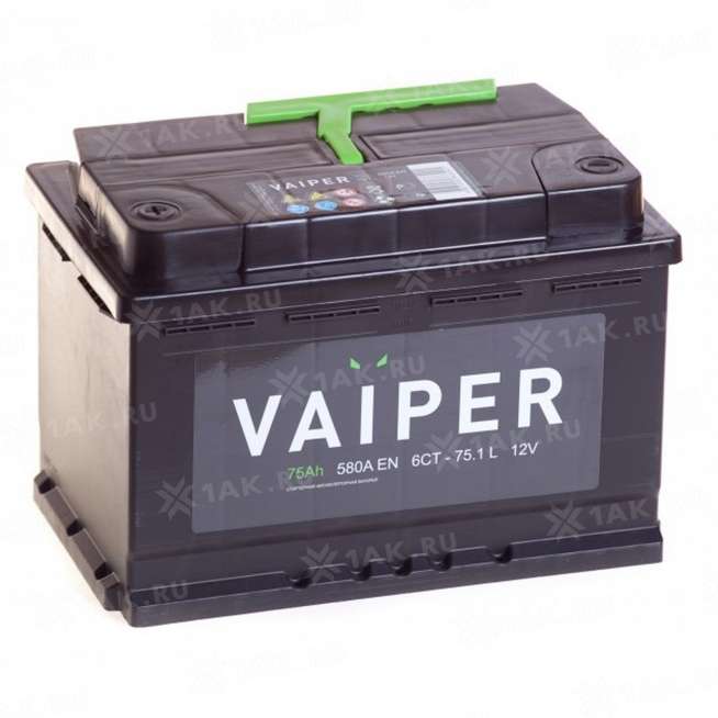 Аккумулятор VAIPER (75 Ah, 12 V) Прямая, L+ L3 арт.VAIPER 6CT-75.1 0