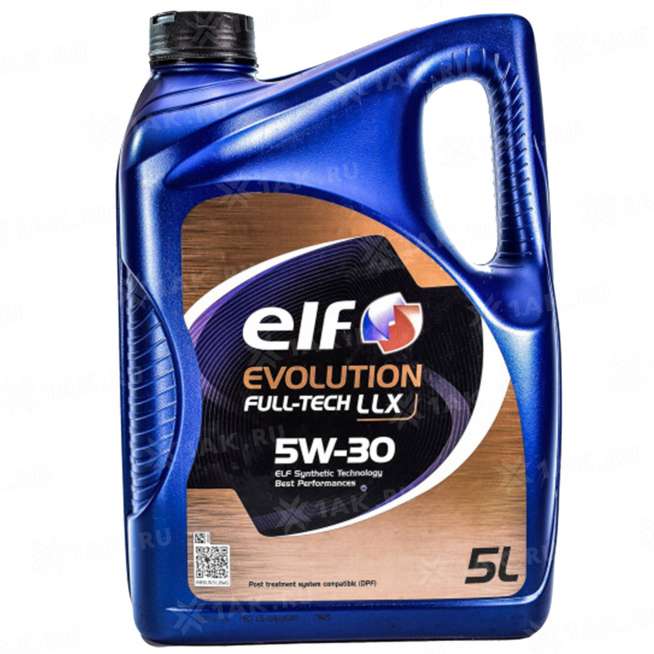 масло моторное ELF EVOLUTION FULL-TECH LLX 5W-30, 5 л 0