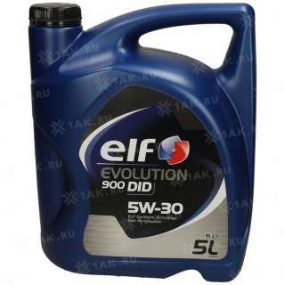 масло моторное ELF EVOLUTION 900 DID 5W-30, 5 л