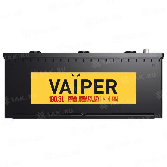 Аккумулятор VAIPER (190 Ah, 12 V) Прямая, L+ D5 арт.VAIPER 6CT-190.3 0