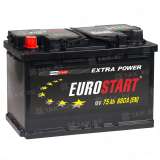 Аккумулятор EUROSTART Extra Power (75 Ah, 12 V) Прямая, L+ L3 арт.EU751