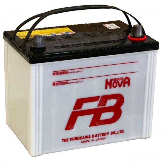Аккумулятор SUPER NOVA (68 Ah, 12 V) Обратная, R+ D26 арт.80D26L 0
