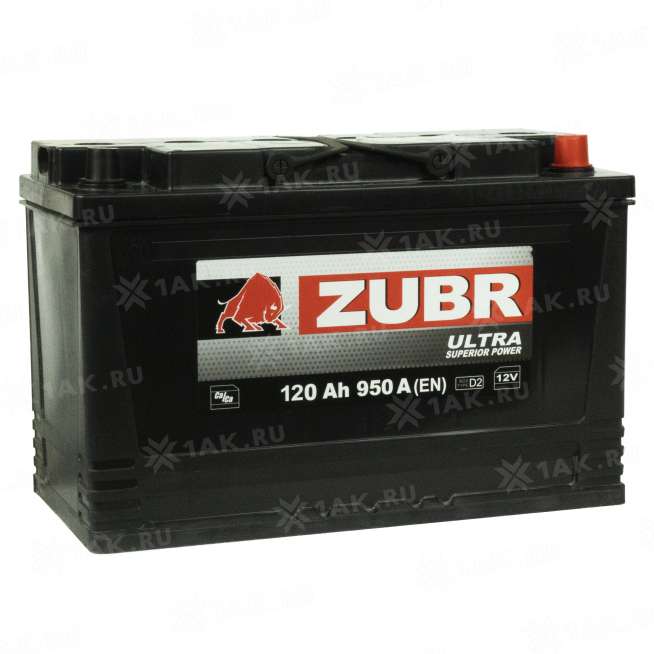Аккумулятор ZUBR Professional (120 Ah, 12 V) Обратная, R+ D2 арт.ZPT1200 0