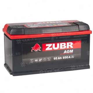 Аккумулятор ZUBR AGM (95 Ah, 12 V) R+ L5 арт.59502