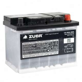 Аккумулятор ZUBR Ultra OE (66 Ah, 12 V) Обратная, R+ L2 арт.OE660