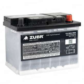 Аккумулятор ZUBR Ultra OE (66 Ah, 12 V) Обратная, R+ L2 арт.OE660 0