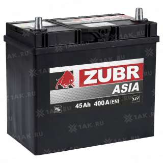 Аккумулятор ZUBR Ultra Asia (45 Ah, 12 V) L+ NS60ZL арт.ZSA451
