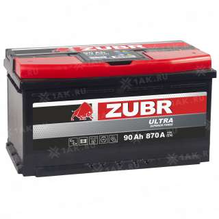 Аккумулятор ZUBR Ultra (90 Ah, 12 V) R+ L5 арт.ZU900