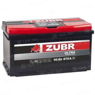 Аккумулятор ZUBR Ultra (90 Ah, 12 V) Обратная, R+ L5 арт.ZU900 0