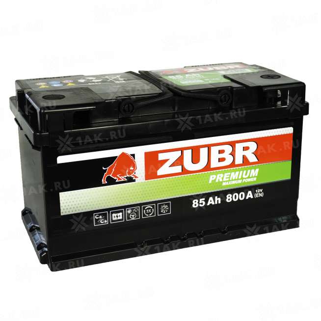 Аккумулятор ZUBR Premium (85 Ah, 12 V) Обратная, R+ LB4 арт.ZP850 8
