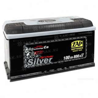 Аккумулятор ZAP SILVER (100 Ah, 12 V) Обратная, R+ L5 арт.ZAP-600 25