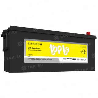 Аккумулятор TOPLA EFB Stop &amp; Go (190 Ah, 12 V) Прямая, L+ арт.491612