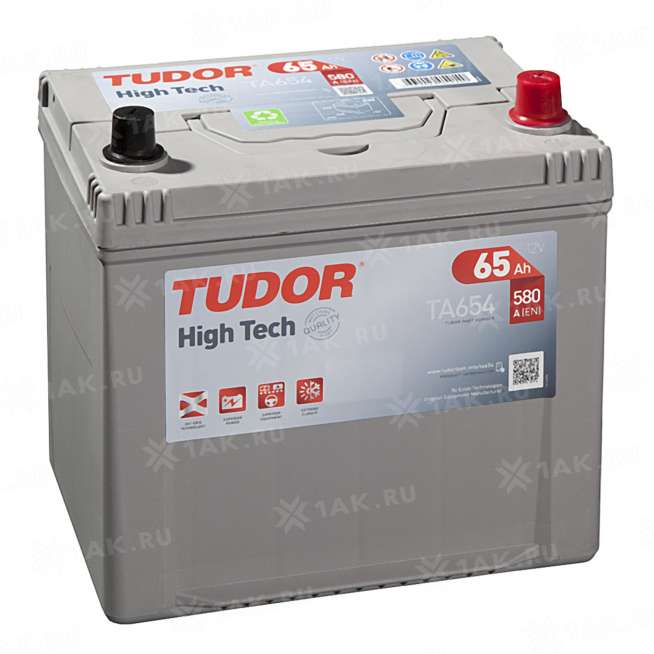 Аккумулятор TUDOR High Tech (65 Ah, 12 V) Обратная, R+ D23 арт. 0
