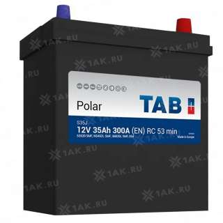 Аккумулятор TAB Polar (35 Ah, 12 V) Обратная, R+ B19 арт.