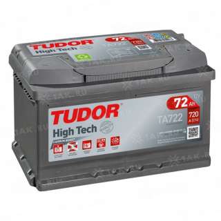 Аккумулятор TUDOR High Tech (72 Ah, 12 V) Обратная, R+ LB3 арт.