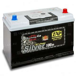 Аккумулятор ZAP SILVER (100 Ah, 12 V) Обратная, R+ арт.ZAP-600 70