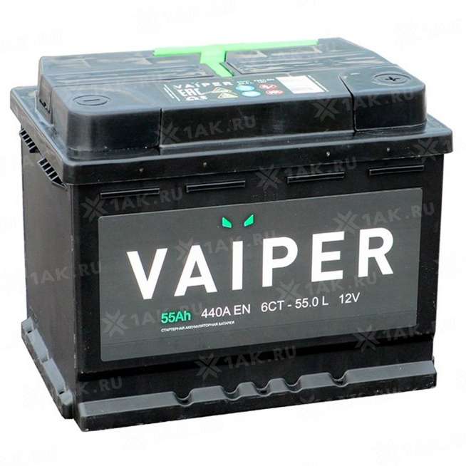 Аккумулятор VAIPER (55 Ah, 12 V) Обратная, R+ L2 арт.VAIPER 6CT-55.0 0