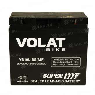 Аккумулятор VOLAT (20 Ah, 12 V) Обратная, R+ YB19L-BS арт.YB19L-BS(MF)Volat 4
