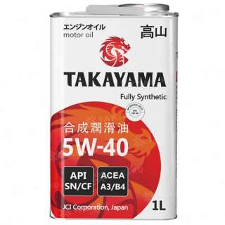 Масло моторное 1 л. TAKAYAMA 5W-40 API SN/CF    (Ж.Б)