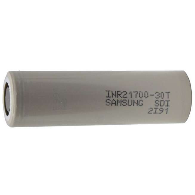Аккумуляторный элемент Samsung Li-ion INR21700-30T (3.6 В, 3000 мАч, 35А) 0