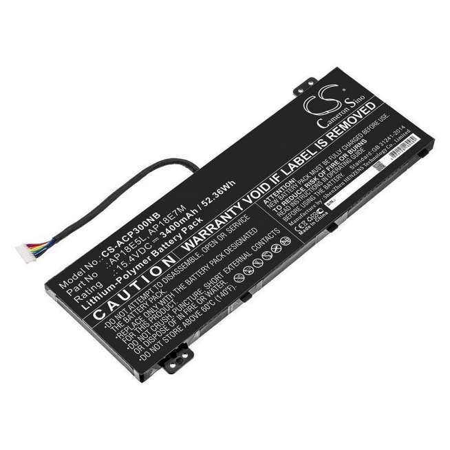 Аккумуляторы для ноутбуков ACER (3.4 Ah) 15.4 V Li-Pol P101.00144 0