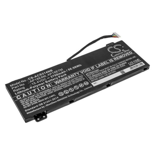 Аккумуляторы для ноутбуков ACER (3.7 Ah) 15.4 V Li-Pol P101.00204 0