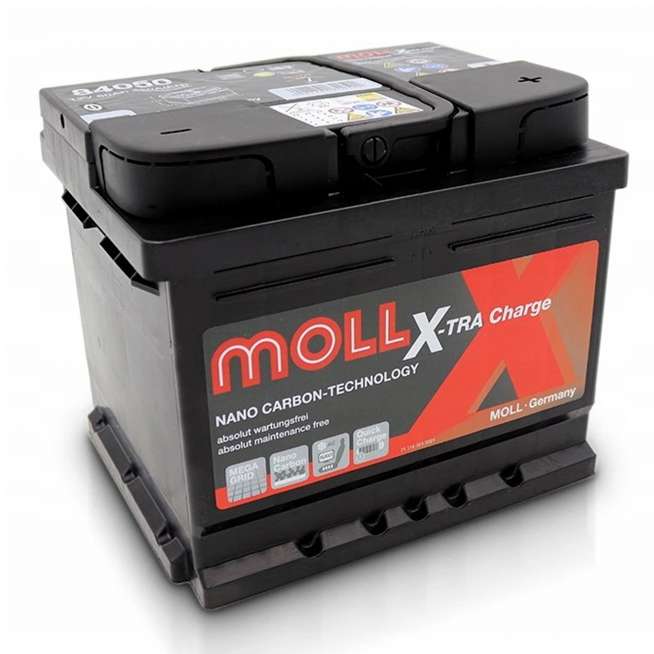 Аккумулятор MOLL (50 Ah, 12 V) Обратная, R+ LB1 арт. 0