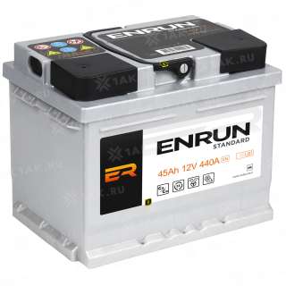 Аккумулятор ENRUN STANDARD (45 Ah, 12 V) Обратная, R+ LB1 арт.ES450