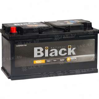 Аккумулятор BLACK (100 Ah, 12 V) Прямая, L+ L5 арт.BL1001SU