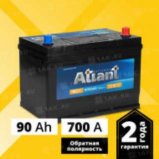Аккумулятор ATLANT Blue Asia (90 Ah, 12 V) Обратная, R+ D31 арт.ATA900