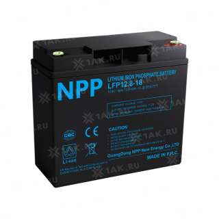Аккумулятор NPP (18 Ah,12.8 V) LiFePO4 мм кг