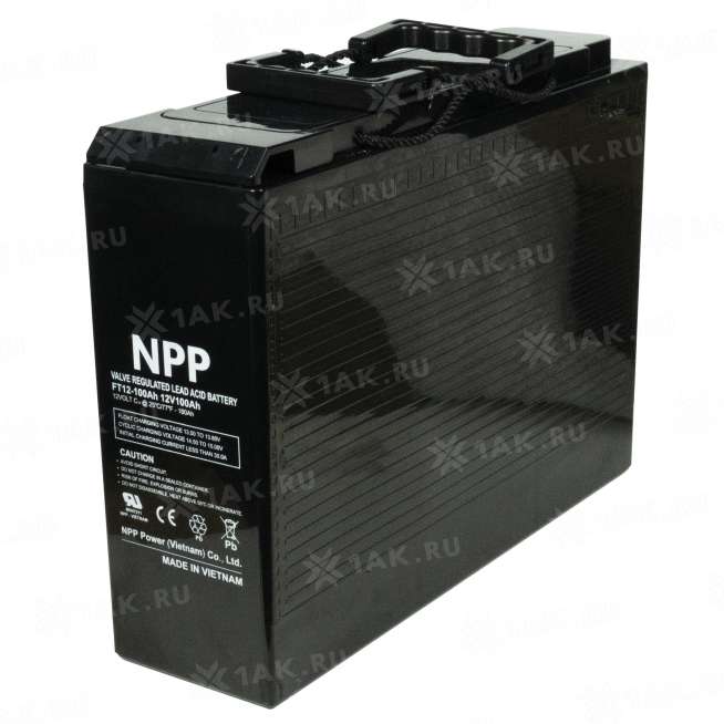 Аккумулятор NPP (100 Ah,12 V) AGM 395х110х286 мм 32.8 кг 7