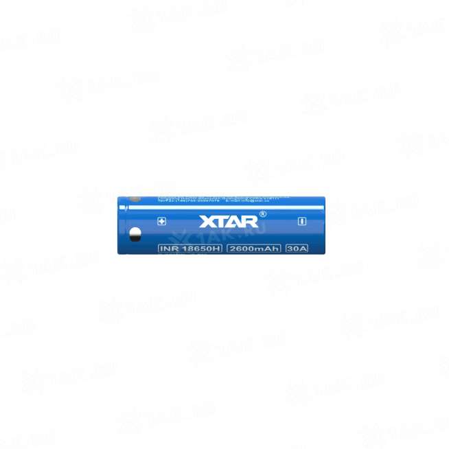 Аккумуляторный элемент XTAR  Li-ion NCR18650H (3.6 В, 2600 мАч) 6