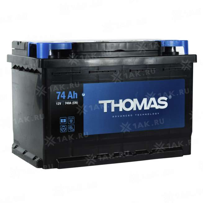 Аккумулятор THOMAS (74 Ah, 12 V) Обратная, R+ L3 арт. 0