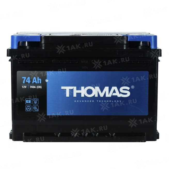 Аккумулятор THOMAS (74 Ah, 12 V) Обратная, R+ L3 арт. 2