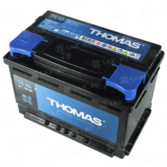 Аккумулятор THOMAS (74 Ah, 12 V) Обратная, R+ L3 арт. 3