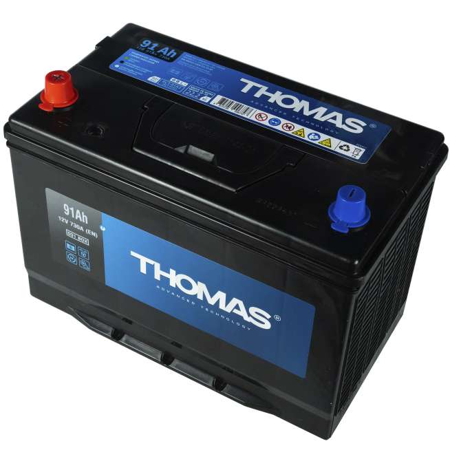 Аккумулятор THOMAS (91 Ah, 12 V) Прямая, L+ арт. 0