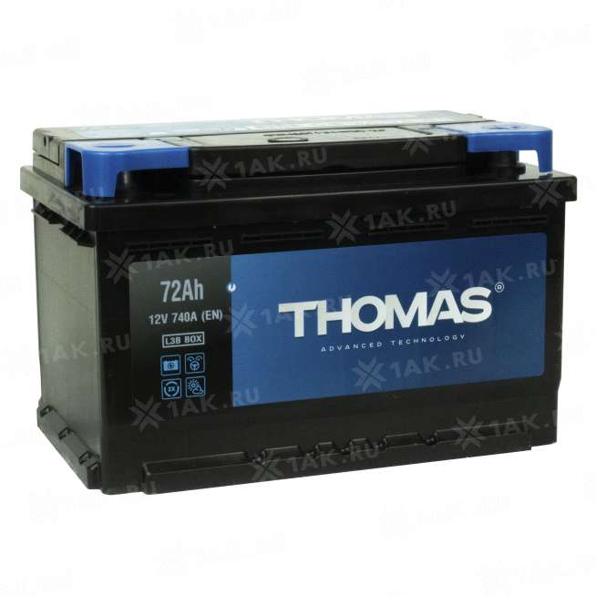 Аккумулятор THOMAS (72 Ah, 12 V) Обратная, R+ LB3 арт. 2